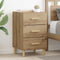 vidaXL Bedside Cabinet Artisan oak 40 x 40 x 66 cm Engineered wood