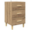 vidaXL Bedside Cabinet Artisan oak 40 x 40 x 66 cm Engineered wood