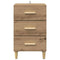 vidaXL Bedside Cabinet Artisan oak 40 x 40 x 66 cm Engineered wood