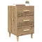 vidaXL Bedside Cabinet Artisan oak 40 x 40 x 66 cm Engineered wood