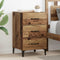 vidaXL Bedside Cabinet Old wood 40 x 40 x 66 cm Engineered wood