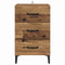vidaXL Bedside Cabinet Old wood 40 x 40 x 66 cm Engineered wood