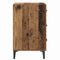 vidaXL Bedside Cabinet Old wood 40 x 40 x 66 cm Engineered wood