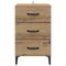 vidaXL Bedside Cabinet Artisan oak 40 x 40 x 66 cm Engineered wood