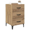 vidaXL Bedside Cabinet Artisan oak 40 x 40 x 66 cm Engineered wood