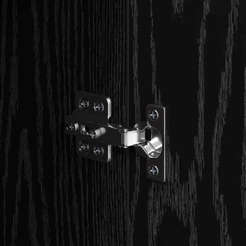 vidaXL Sideboard Black Oak 70 x 34 x 90 cm Engineered Wood