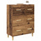 vidaXL Sideboard Old wood 34 x 69.5 x 90 cm Engineered wood