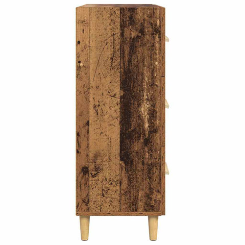vidaXL Sideboard Old wood 34 x 69.5 x 90 cm Engineered wood