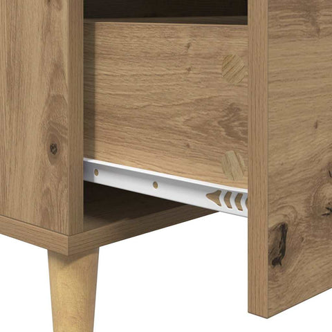 vidaXL Sideboard Artisan oak 34 x 69.5 x 90 cm Engineered wood