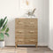 vidaXL Sideboard Artisan oak 34 x 69.5 x 90 cm Engineered wood