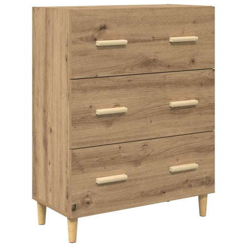 vidaXL Sideboard Artisan oak 34 x 69.5 x 90 cm Engineered wood