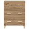 vidaXL Sideboard Artisan oak 34 x 69.5 x 90 cm Engineered wood