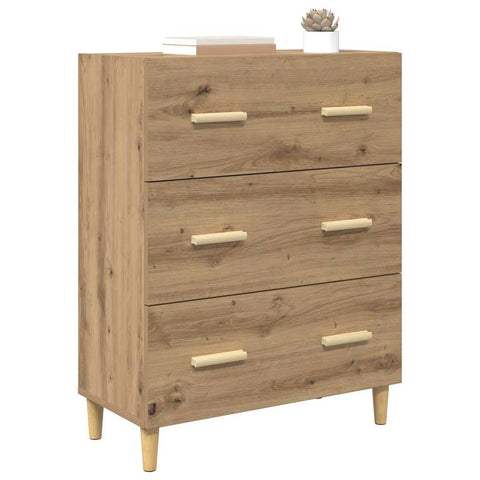 vidaXL Sideboard Artisan oak 34 x 69.5 x 90 cm Engineered wood