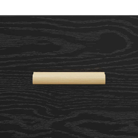 vidaXL Sideboard Black oak 34 x 69.5 x 90 cm Engineered wood
