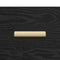 vidaXL Sideboard Black oak 34 x 69.5 x 90 cm Engineered wood