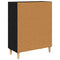 vidaXL Sideboard Black oak 34 x 69.5 x 90 cm Engineered wood