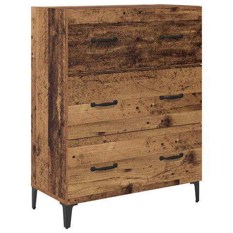 vidaXL Sideboard Old wood 34 x 69.5 x 90 cm Engineered wood