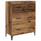 vidaXL Sideboard Old wood 34 x 69.5 x 90 cm Engineered wood