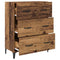 vidaXL Sideboard Old wood 34 x 69.5 x 90 cm Engineered wood