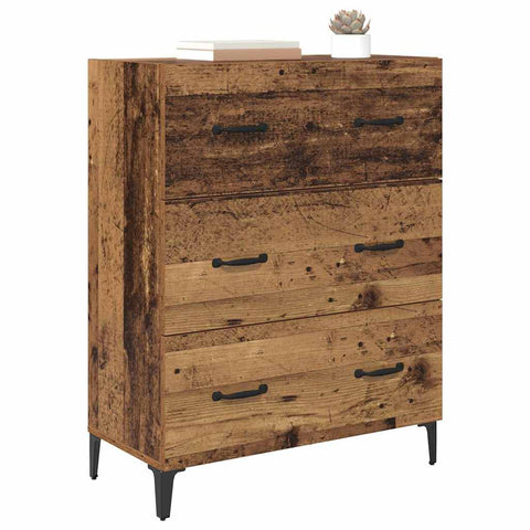 vidaXL Sideboard Old wood 34 x 69.5 x 90 cm Engineered wood