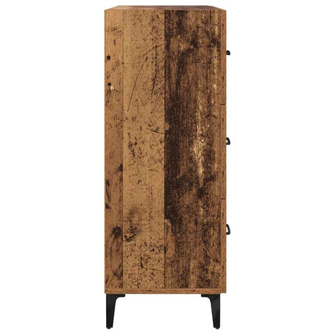 vidaXL Sideboard Old wood 34 x 69.5 x 90 cm Engineered wood