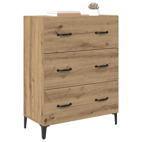 vidaXL Sideboard with Drawer Artisan Oak 69.5 x 34 x 90 cm