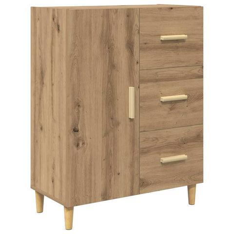 vidaXL Sideboard Artisan oak 34 x 69.5 x 90 cm Engineered wood