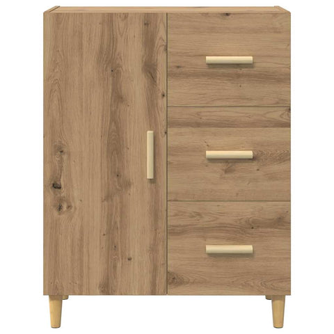 vidaXL Sideboard Artisan oak 34 x 69.5 x 90 cm Engineered wood