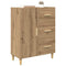 vidaXL Sideboard Artisan oak 34 x 69.5 x 90 cm Engineered wood