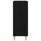 vidaXL Sideboard Black oak 34 x 69.5 x 90 cm Engineered wood