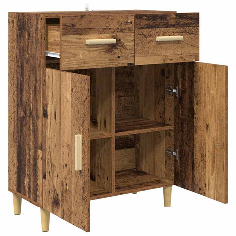 vidaXL Sideboard Old wood 34 x 69.5 x 89 cm Engineered wood