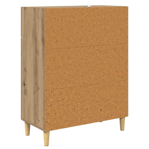 vidaXL Sideboard Artisan oak 34 x 69.5 x 89 cm Engineered wood