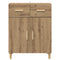 vidaXL Sideboard Artisan oak 34 x 69.5 x 89 cm Engineered wood