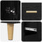 vidaXL Sideboard Black oak 34 x 69.5 x 89 cm Engineered wood