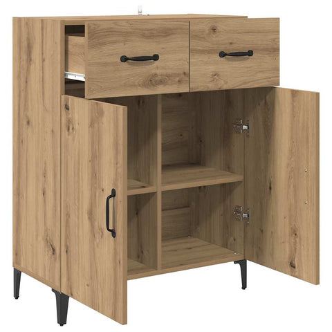vidaXL Sideboard Artisan oak 34 x 69.5 x 90 cm Engineered wood