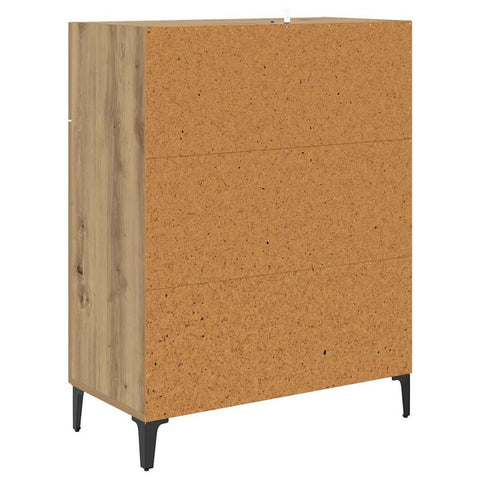 vidaXL Sideboard Artisan oak 34 x 69.5 x 90 cm Engineered wood