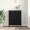 vidaXL Sideboard Black oak 34 x 69.5 x 90 cm Engineered wood