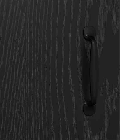 vidaXL Sideboard Black oak 34 x 90 x 80 cm Engineered wood