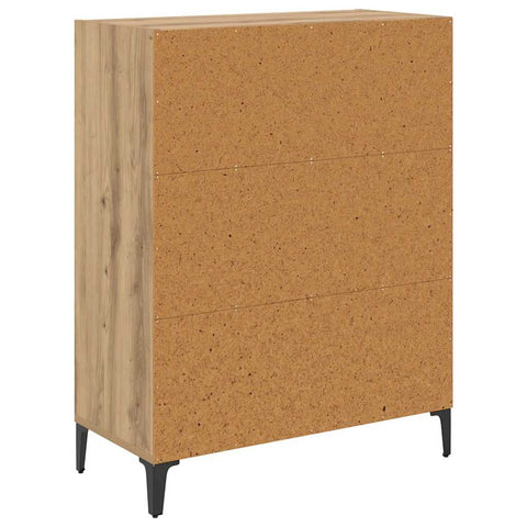 vidaXL Sideboard Artisan oak 32.5 x 69.5 x 90 cm Engineered wood