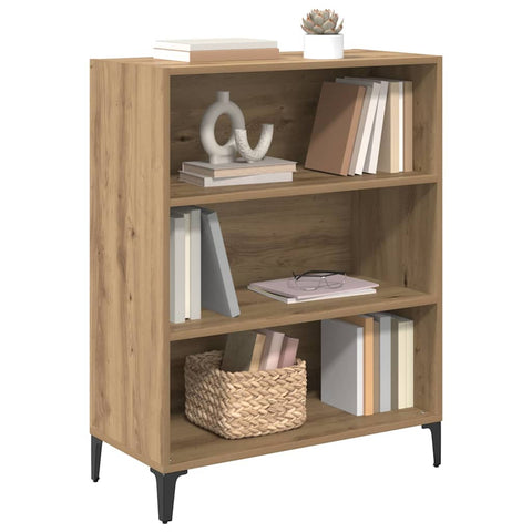 vidaXL Sideboard Artisan oak 32.5 x 69.5 x 90 cm Engineered wood