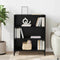 vidaXL Sideboard Black oak 32.5 x 69.5 x 90 cm Engineered wood