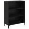 vidaXL Sideboard Black oak 32.5 x 69.5 x 90 cm Engineered wood