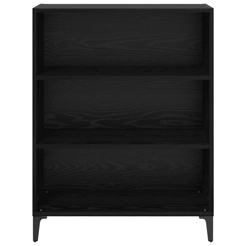 vidaXL Sideboard Black oak 32.5 x 69.5 x 90 cm Engineered wood