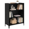 vidaXL Sideboard Black oak 32.5 x 69.5 x 90 cm Engineered wood