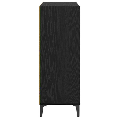 vidaXL Sideboard Black oak 32.5 x 69.5 x 90 cm Engineered wood