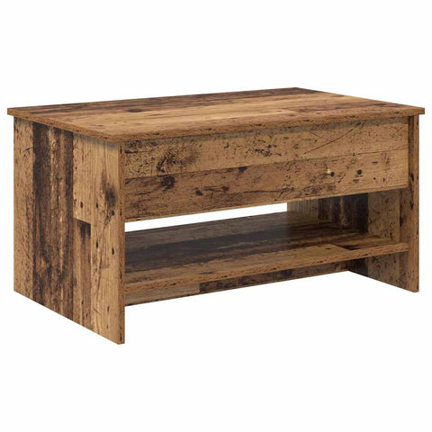 vidaXL Coffee Table Old wood 80 x 50.5 x 41.5 cm Engineered wood