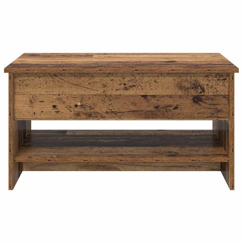 vidaXL Coffee Table Old wood 80 x 50.5 x 41.5 cm Engineered wood
