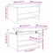 vidaXL Coffee Table Old wood 80 x 50.5 x 41.5 cm Engineered wood