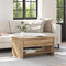 vidaXL Coffee Table Artisan oak 80 x 50.5 x 41.5 cm Engineered wood