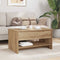 vidaXL Coffee Table Artisan oak 80 x 50.5 x 41.5 cm Engineered wood